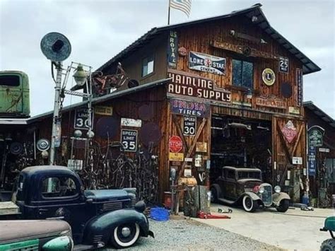 Old Barns And Garages With Vintage Vehicles