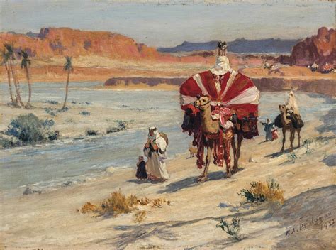 Frederick Arthur Bridgman American 1847 1928 The Camel Train