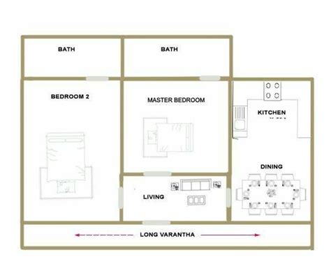 1700 square feet (158 square meter) (189 square yards) 2 bedroom single floor house. 550 SqFt Low Cost Traditional 2 Bedroom Kerala Home Free ...