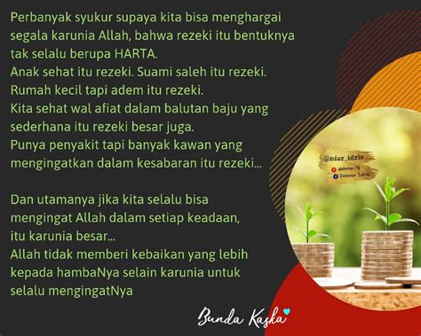 Check spelling or type a new query. Rezeki Allah Bukan Hanya Berupa Harta Bijak Allah Kutipan