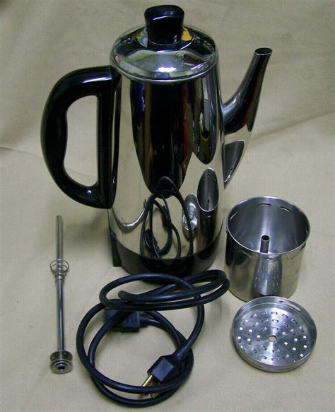Hamilton Beach 12 Cup Electric Percolator Coffee Pot Maker 40616 Stainless Steel Percolators