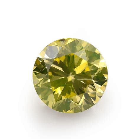 103 Carat Fancy Intense Green Yellow Diamond Round Shape I1