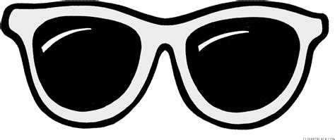 Download Sun Glasses Svg Transparent Black And White Clip Art