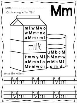 Letter M Letter of the Week by Michelle Griffo from Apples and ABC's