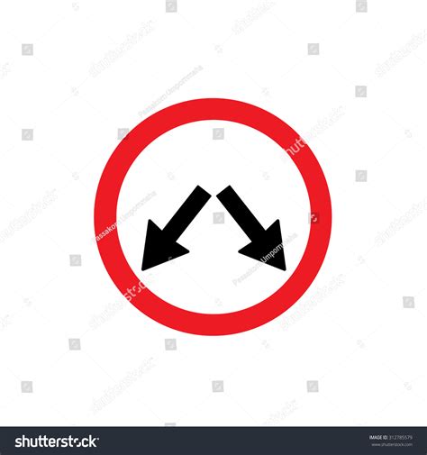 Detour Signs Warning Stock Vector Royalty Free 312785579 Shutterstock