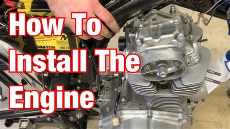 How To Install A Motorcycle Engine Part 162 Youtube
