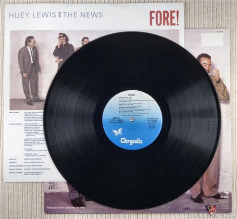 Huey Lewis And The News Fore 1986 Vinyl Lp Album Voluptuous