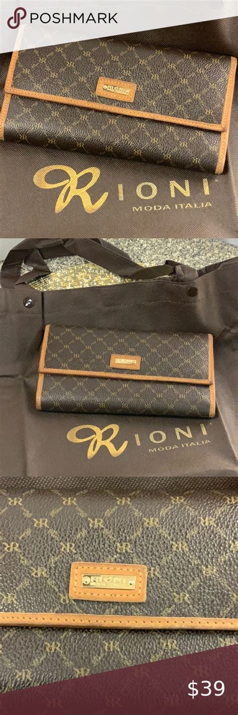 Rioni Signature 3 Fold Wallet And Rioni Cloth Bag Wallets For Women