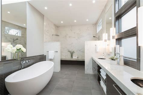 Sleek And Inviting Modern Luxury Modern Bathroom Denver By Six