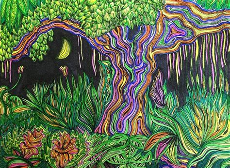 Trippy Tree Drawing At Getdrawings Free Download