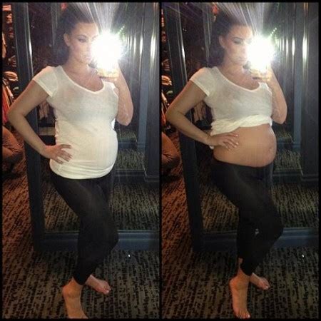 Kim Kardashian Shows Off Nude Baby Bump By Her Own Rules