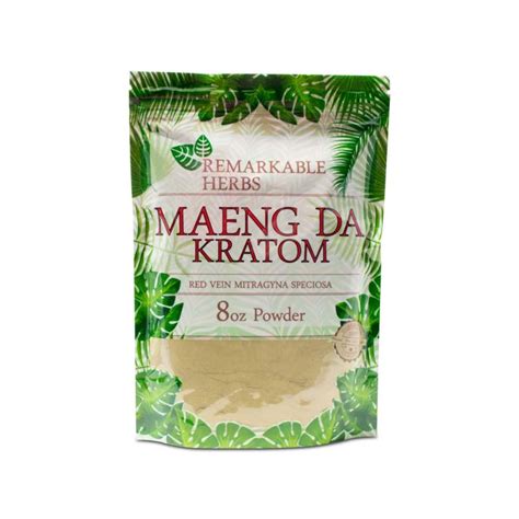 Remarkable Herbs Red Vein Maeng Da Kratom Powder Apotheca