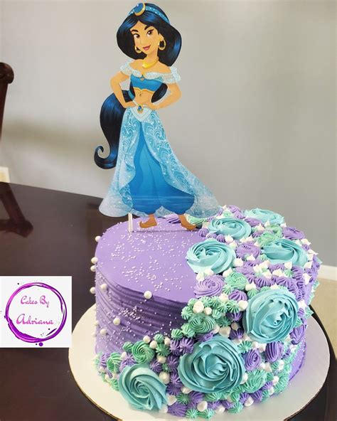 Jasmine Birthday Cake Aladdin Party Disney Princess Birthday Party Themed Birthday Cakes