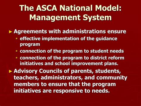 Ppt Comprehensive Developmental Guidance And The Asca National Model