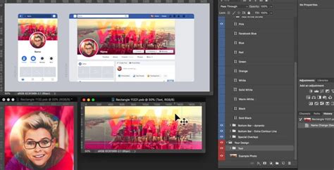 Free PSD Facebook Profile mockup - Creativepouch