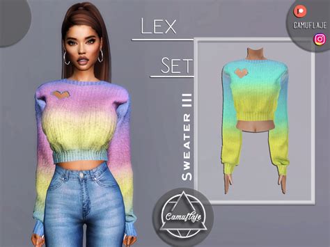 The Sims Resource Lex Sweaters Iii
