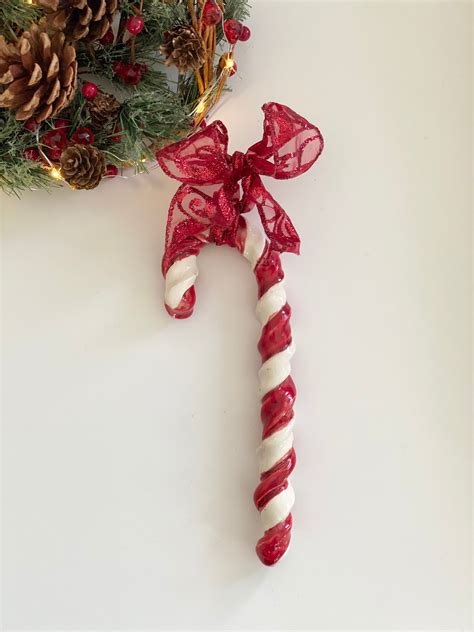 Handmade Candy Cane Candy Cane Ornament Christmas Ornament Candy