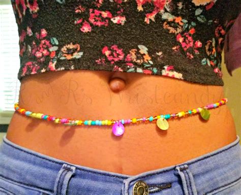 Waist Beads Beaded Belly Chain Seed Beads African Waist Beads Womens Jewelry Body Jewelry