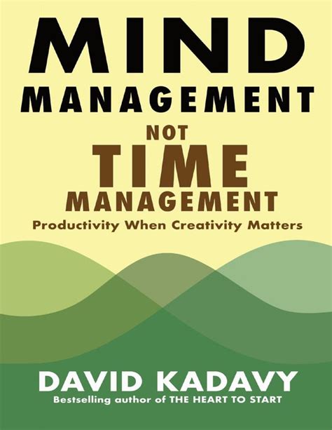 Mind Management Not Time Management By David Kadavy Rebooks2022