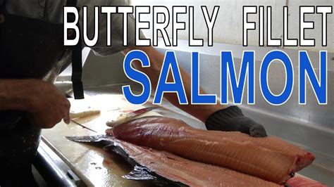 how to fillet a salmon fast butterfly filet salmon in under a minute youtube
