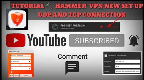 Tutorial 🔨 Hammer Vpn New Set Up Udp And Tcp Connection Youtube