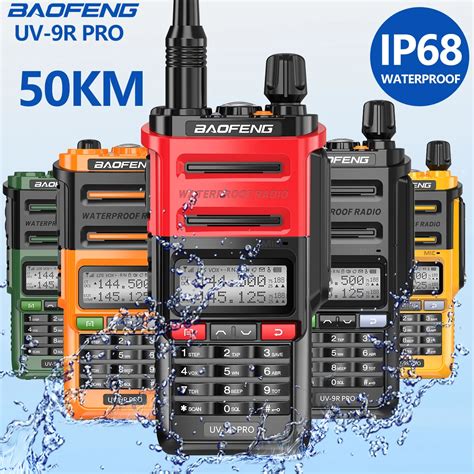 Baofeng Uv 9r Pro High Power Walkie Talkie Waterproof Long Range Dual