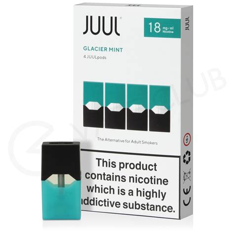 What is the difference between menthol juulpods and glacier mint juulpods? JUUL Glacier Mint Nic Salt E-Liquid Pod