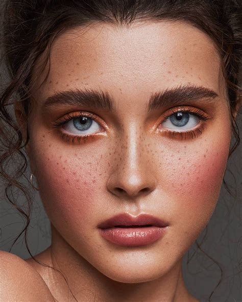 Blush Brows Freckles Freckles Makeup Makeup Photography
