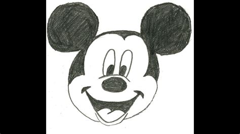 How To Draw Mickey Mouse Easy Step By Step For Kids