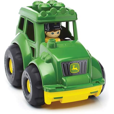 Mega Bloks First Builders John Deere Tractor Set | Sandia Office Supply