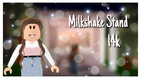 14k Milkshake Stand Bloxburg Youtube