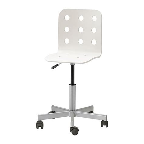 JULES Chaise de bureau enfant  blanc/gris argent  IKEA