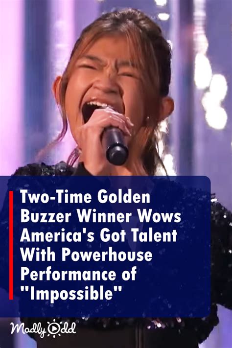 Two Time Golden Buzzer Singer Angelica Hale Wows With Her ‘impossible Performance On Agt The