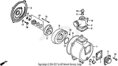 Honda Wb30x Cr Water Pump Jpn Vin Gx140 1000001 Parts Diagram For Wb Wd30xcasing Impeller