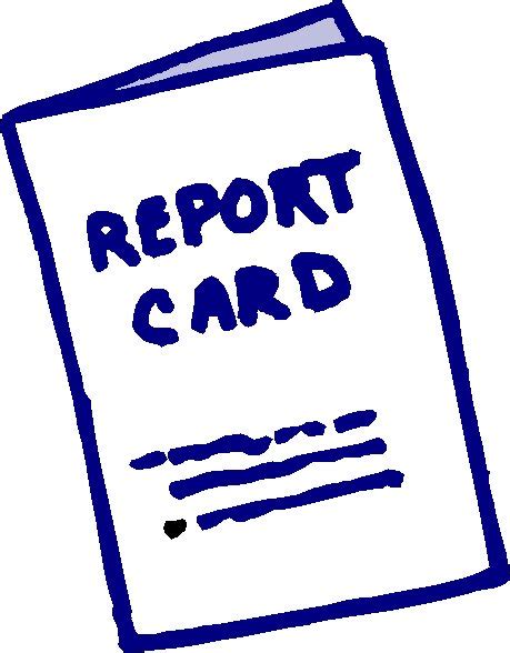 Report Card Free Clipart Clipart Best
