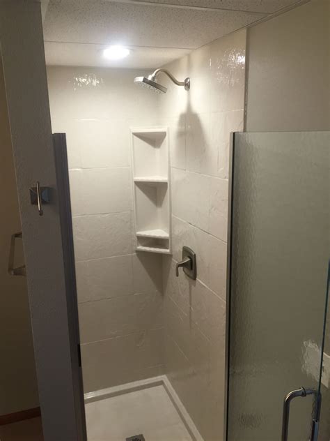 Shop our stunning range of glass bathroom shelves at plumbworld today! Arctic oynx shower | Lighted bathroom mirror, Bathroom ...