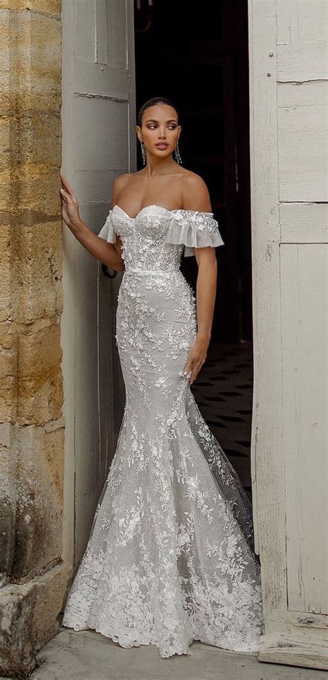 50+ Wedding Dress Trends 2023 : Super-fitted mermaid wedding gown
