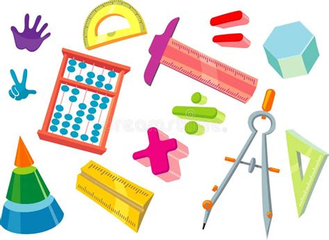 Matemáticas Para Los Niños Stock De Ilustración Ilustración De