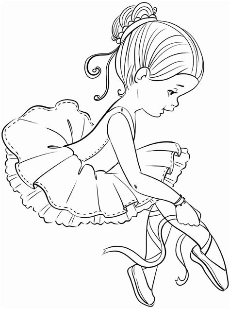 Desenhos Para Imprimir E Colorir Bailarina