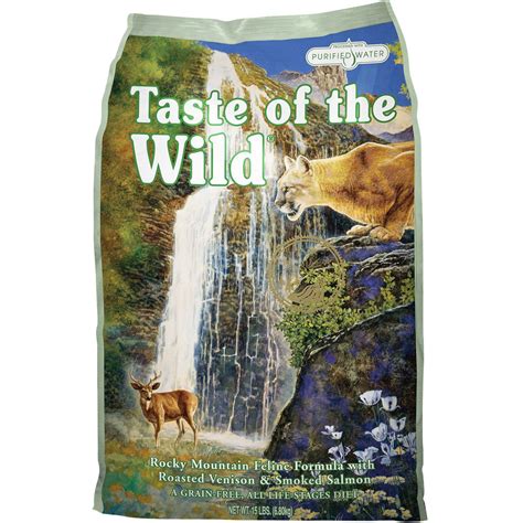 Both flavours are packed with nutritious ingredients such as smoked salmon which taste of the wild flavor is best? Taste of the Wild Rocky Mountain Cat Food (15 lb)