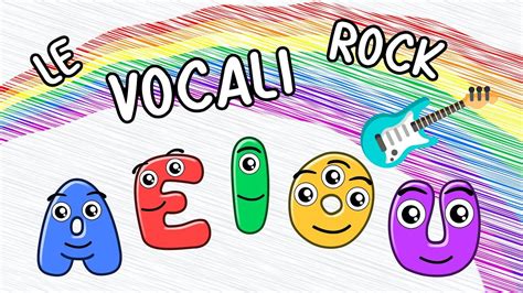 Le Vocali Rock 🎸 Aeiou Canzoni Per Bambini Baby Cartoons Canti