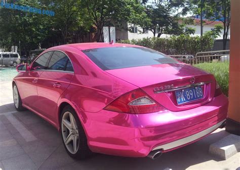 Mercedes Benz Cls350 Is Shiny Pink In China