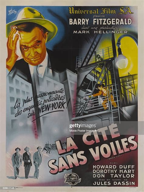 A French Poster For Jules Dassins 1948 Crime Film La Cite Sans