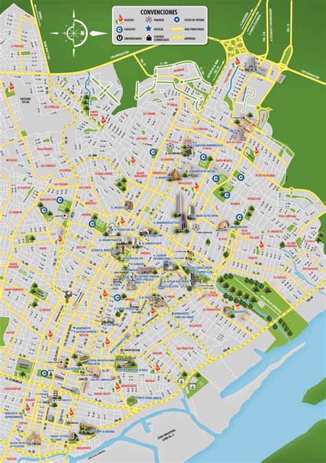 Mapas De Barranquilla Mapa Físico Geográfico Político Turístico Y