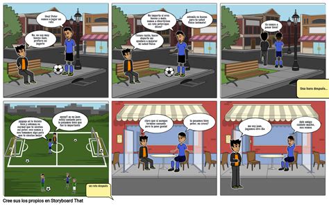 Mi Historieta Sobre El Futbol Storyboard By A E