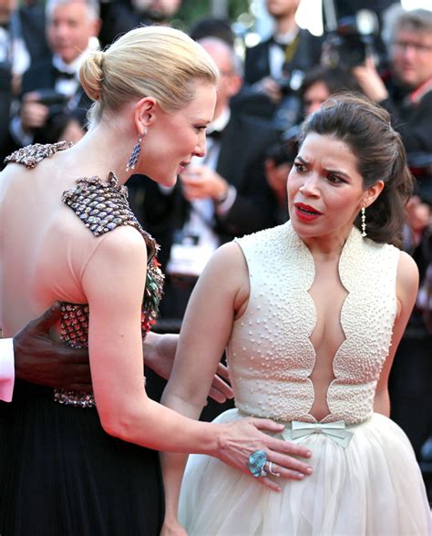 America Ferrera Talks Cannes Dress Creeper It Felt Like A Crazy Weird