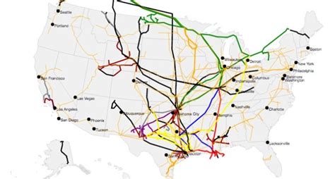 Us Map Of Crude Oil Pipelines