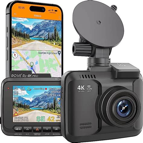 Rove R2 4k Pro Dash Cam Built In Gps 5g Wifi Dash Camera For Cars