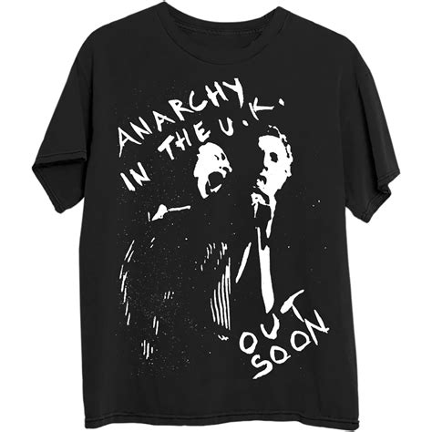 Sex Pistols Anarchy In The Uk Out Soon Black T Shirt Recordstore