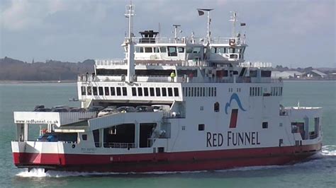 Red Funnel Ferries Red Falcon Cowes To Southampton Youtube